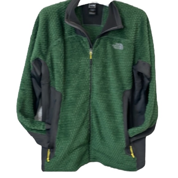 THE NORTH FACE Malbec Grizzly Pack Polartek Fleece Full Zip Jacket in Green XL - Picture 9 of 14